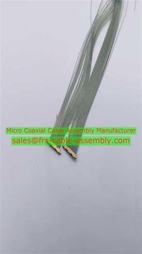 Micro Coaxial Cable Assembly Service Spain Custom Length Quote odm odm means cable harness supplier