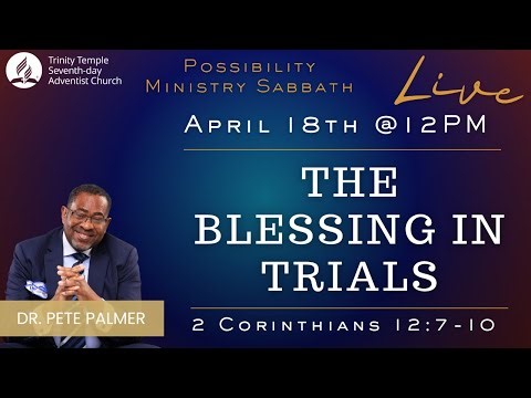 "The Blessing In Trials" | Dr. Pete Palmer | Live Noon Worship Service