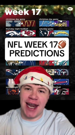 NFL Week 17 Predictions