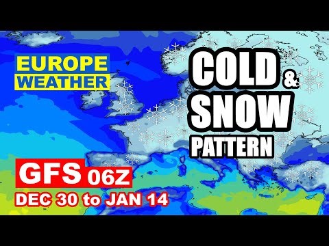 New Arctic Cold Outbreak | European Weather from GFS 06z | Dec 30 - Jan 14|Rain, Snow, Storm, 850hPa