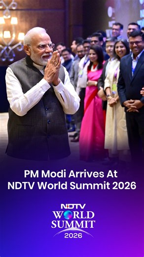 PM Modi Arrives At NDTV World Summit 2026 To Unveil India's Vision In 'A World Between Orders'
