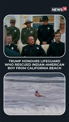 Trump Honours 16-Year-Old Lifeguard Ryder Williams At White House After California Beach Rescue:n18g