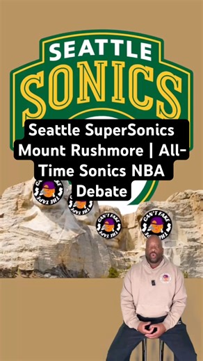 Seattle SuperSonics Mount Rushmore | All-Time Sonics NBA Debate #nbashorts