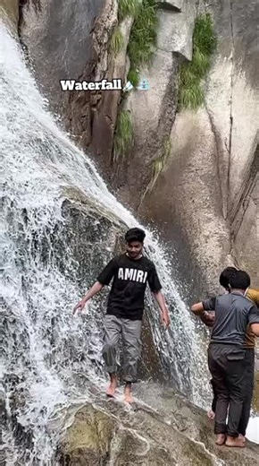 Waterfall in the Mountains: waterfall video and nature scenes