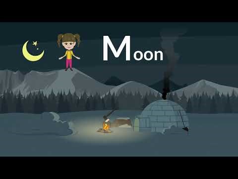 M is for Moon | Learn the Letter M | Phonics for Toddlers & Preschool