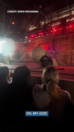 "HE LITERALLY SAVED OUR LIVES": A Disney cast member is being praised as a hero after he was injured while stopping a runaway prop boulder from rolling into the audience during a live stunt show in Florida. https://www.wfla.com/disney/disney-cast-member-injured-while-stopping-massive-boulder-from-rolling-into-audience/ | WFLA News Channel 8