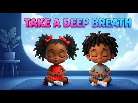 Take a Deep Breath 🌬️ Calming Song & Belly Breathing for Kids | Cece & Caleb's World
