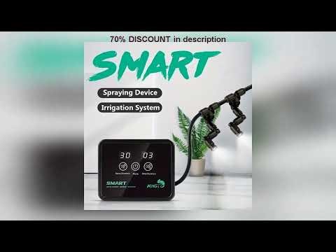 #Intelligent Spray System Mist Rainforest Tank Timing Spray System Kit Reptile Fogger Terrariums Hu