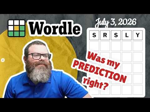 We'll see | Wordle #1840 (July 3, 2026)