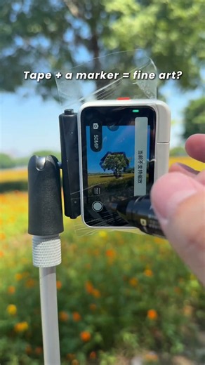 Tape +a maker = fine art? 🤯| Insta360 GO Ultra