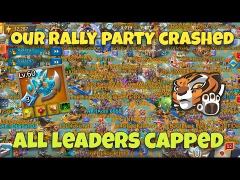 Lords Mobile - Massive Rally Party Failed. Rally Trap Capped All Our Leads, We Noddle Very Hard :)
