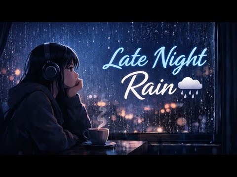 Late Night Rain 🌧️ | Chill Lofi Beats to Relax & Focus #RainLofi #LofiBeats