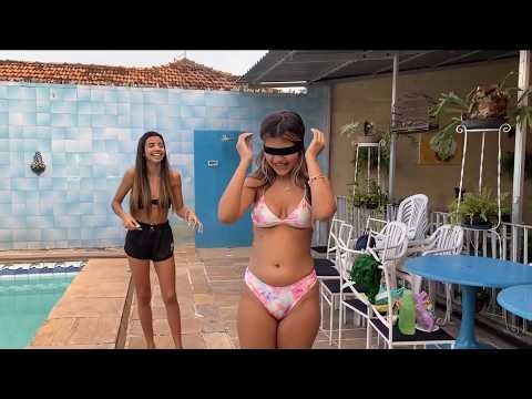 DESAFIO NA PISCINA, PING PONG, ACERTE AS CORES 🏓