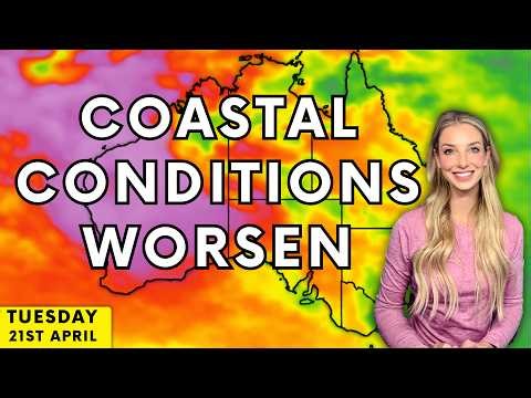 Powerful Winds Sweep Australia & Coastal Conditions Deteriorate