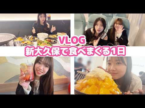 【Vlog】休日の１日★新大久保で食べまくる１日！！仁川空港★にゃーにゃちゃんねる