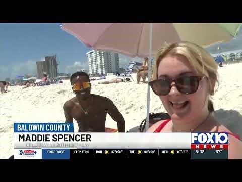 Beach crowds lighter than expected for start to local spring break