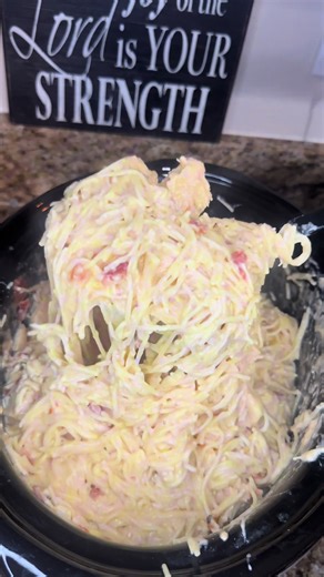 Creamy Chicken Pasta Recipe in a Crockpot