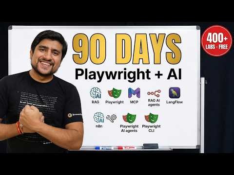 90-Day Playwright+AI Roadmap That Could Save Your QA Career