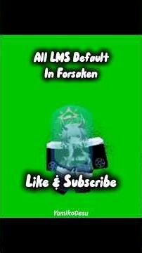 LMS Default In Forsaken || #forsaken #roblox #lms #shorts