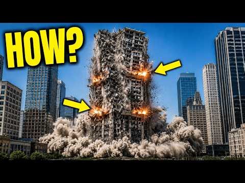 How a 30-Story Building Falls Without Touching Its Neighbors?