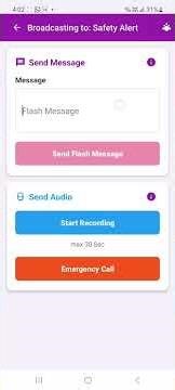 Community ke sabhi members ko ek saath message ya voice call kaise bheje | Alerto SOS App Guide