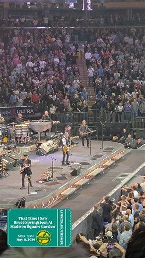 Bruce Springsteen Playing "Dancing In the Dark" and "Born to Run" at MSG (May 11, 2026)