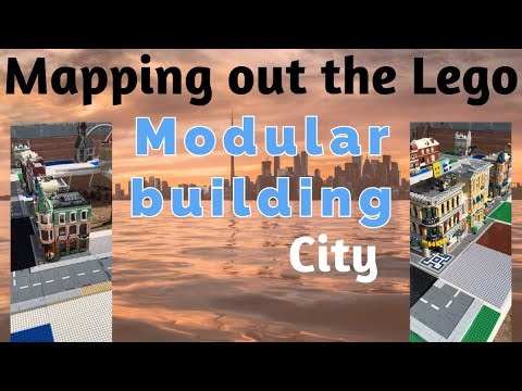 Lego Modular building￼ map out! 