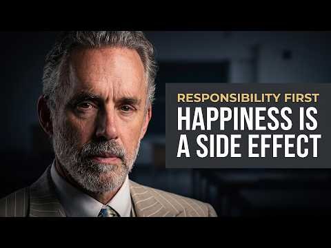 Jordan Peterson: "Learn Why Happiness Is A Fleeting Side-effect Of Pursuing Responsibility"