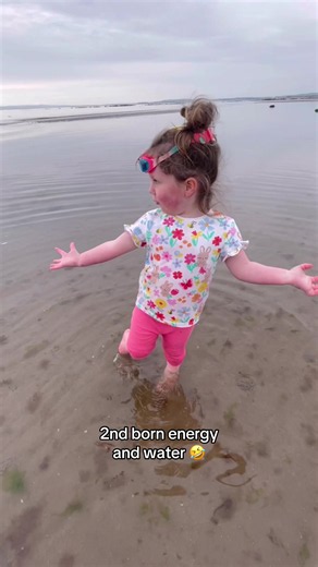 Any water and she’s in it 🤣🤣🤣 #daughter #toddler #secondborn #funnytoddler #momlife