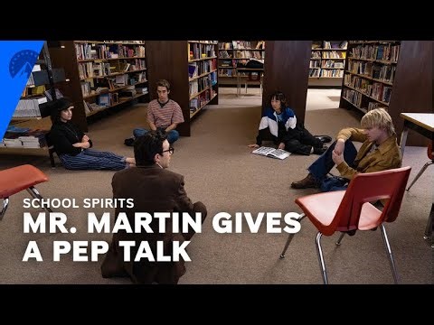 School Spirits | Mr. Martin Gives the Group a Pep Talk (S3, E6) | Paramount+