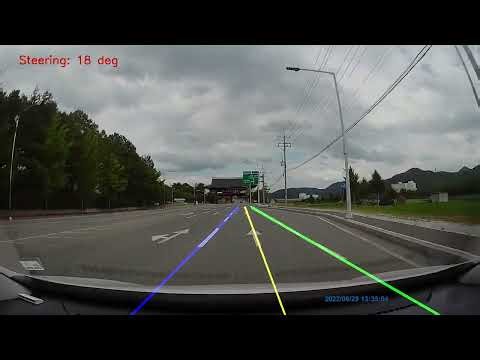 lane detection with seperate left right line using lane_detection_left_right_seperate.py