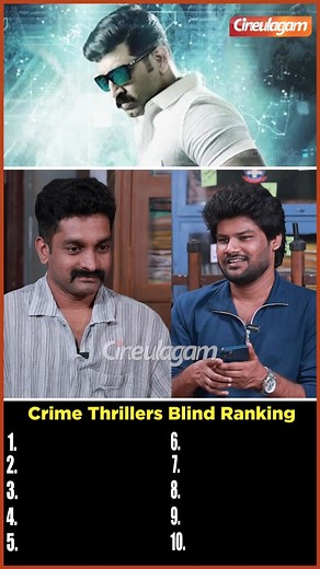 🔥 Blind Ranking Of Best Crime Thriller Movies ft Guru Lakshman