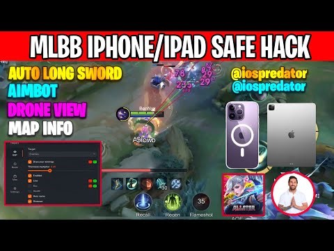 MLBB iOS Cheat No Jailbreak | Mobile Legends Bang Bang Mod Menu for iPhone iPad