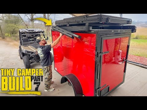 I'm Building the ULTIMATE Off Grid Tiny Camper - DIY, Part 7