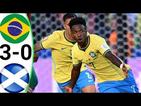 Brazil vs Scotland। HIGHLIGHTS । FIFA World Cup 2026- All Goals & Full Highlights 