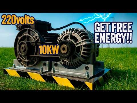 10KW NEW FREE POWER GENERATOR 110V-220V💡⚡💡Liberty Engine 1.0