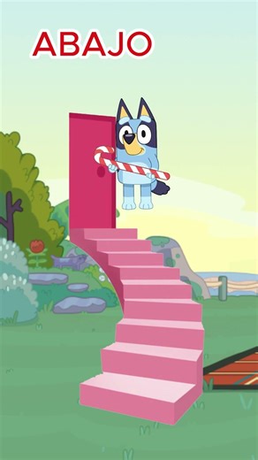 ¡Aprende Arriba y Abajo con los Personajes de Bluey navidad!🌟 #burrikiki #videosparaniños