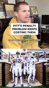 Why is Pitt constantly one of the most penalized teams in college football?