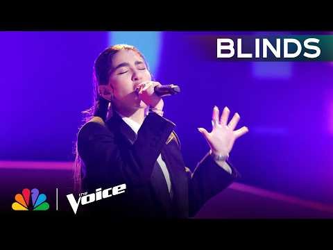 Saade Gives POWERFUL Performance of RAYE's “Oscar Winning Tears" | The Voice Blind Auditions | NBC