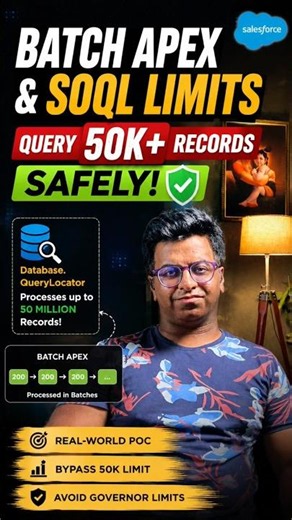 Batch Apex Secret 🤯 Process 50 MILLION Records in Salesforce! #shorts