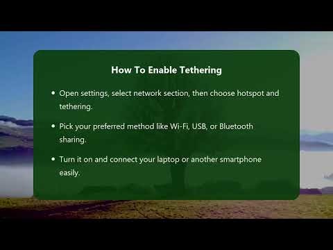 What Is Tethering In Android?