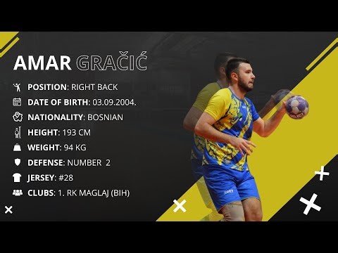 Amar Gračić | Right Back | RK Maglaj | Highlights | Handball | CV | 2025/26