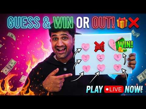 💸 WIN or OUT? Guess the Number to Win! 🚀 (Join Live)