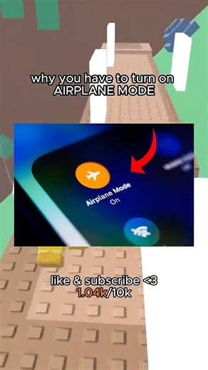 Airplane Mode Actually Matters... 😭🙏 #roblox #funny #memes