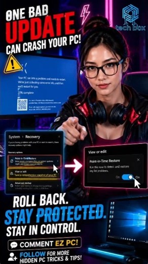 Save Your PC From Bad Updates! 🛡️#shorts
