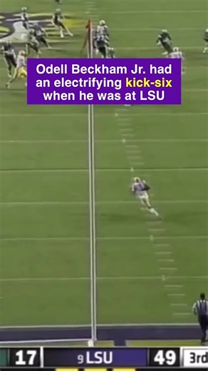 Odell Beckham Jr. LSU Kick Return Touchdown
