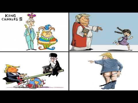 Trump vs. The World Political Cartoon | Funny American Politics Satire | APRIL 30
