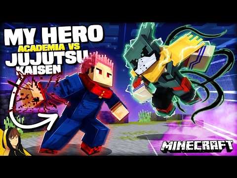 I Put STRONGEST MHA Characters Against JJK Sorcerers | Minecraft