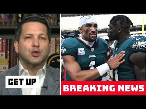 GET UP | ESPN latest on Jalen Hurts & A.J Brown BLOCKBUSTER TRADE rumors entering 2026 season