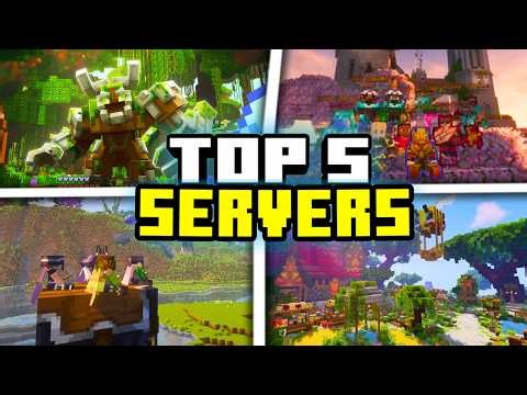 Top 5 Minecraft Servers With Java + Bedrock Crossplay